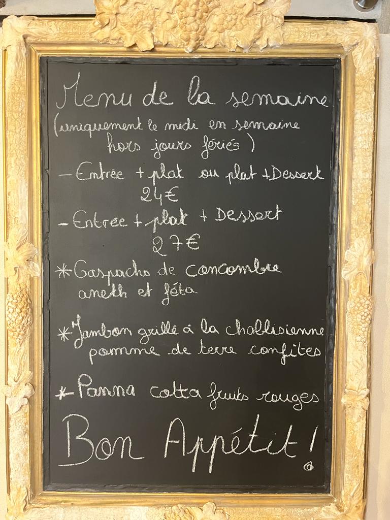 Menu Un Air De Famille - Restaurant-2