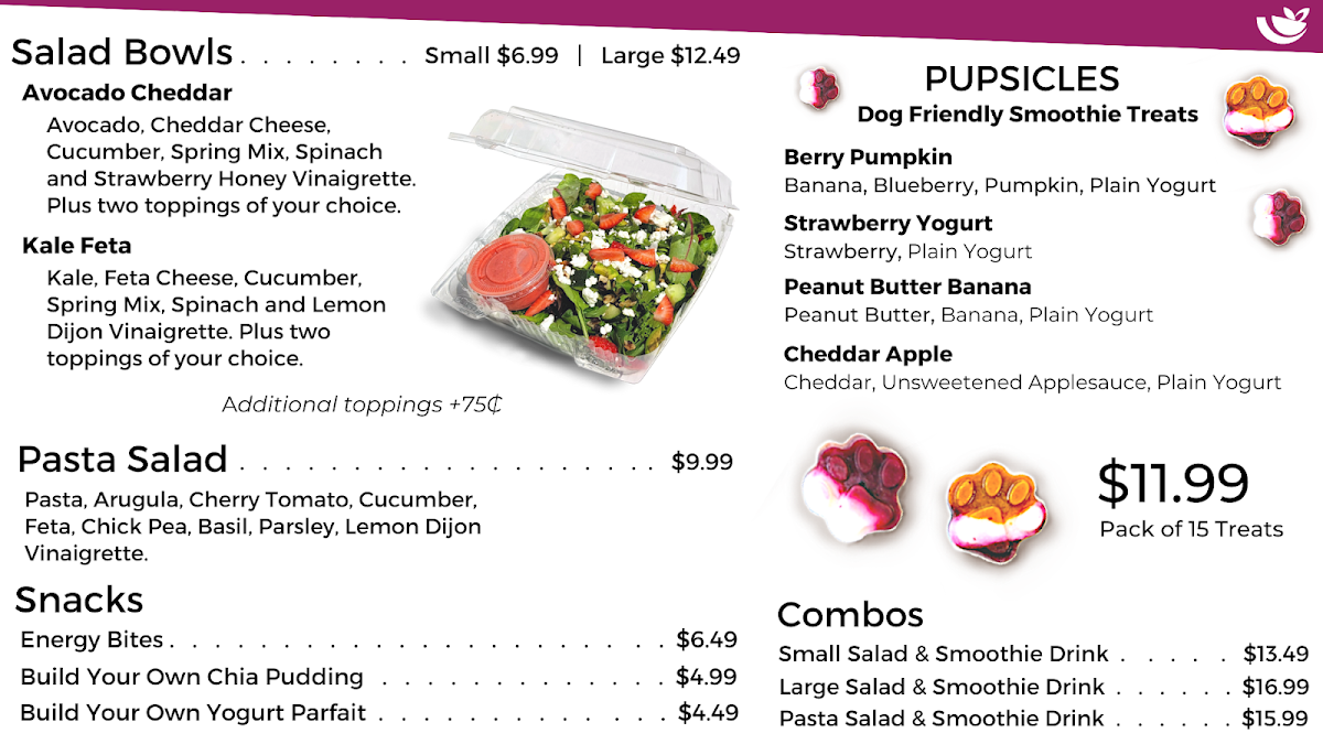 Menu Unbelievabowl Smoothie Bowls-2