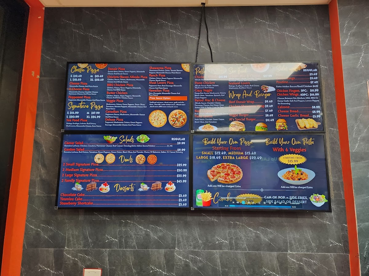 Menu Uncle Al's Pizza And Pasta - Christie Park-3