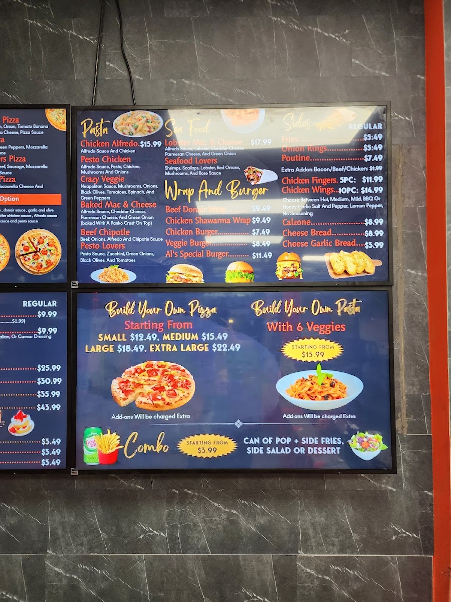 Menu Uncle Al's Pizza And Pasta - Christie Park-7