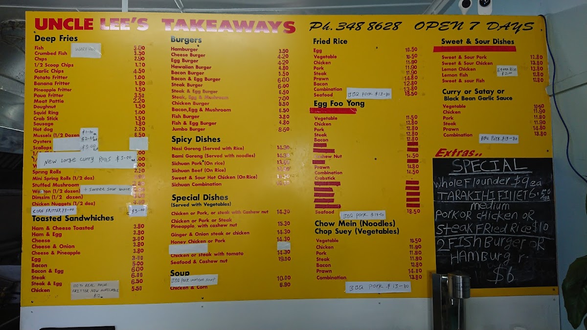 Menu Uncle Lee's Takeaway-10