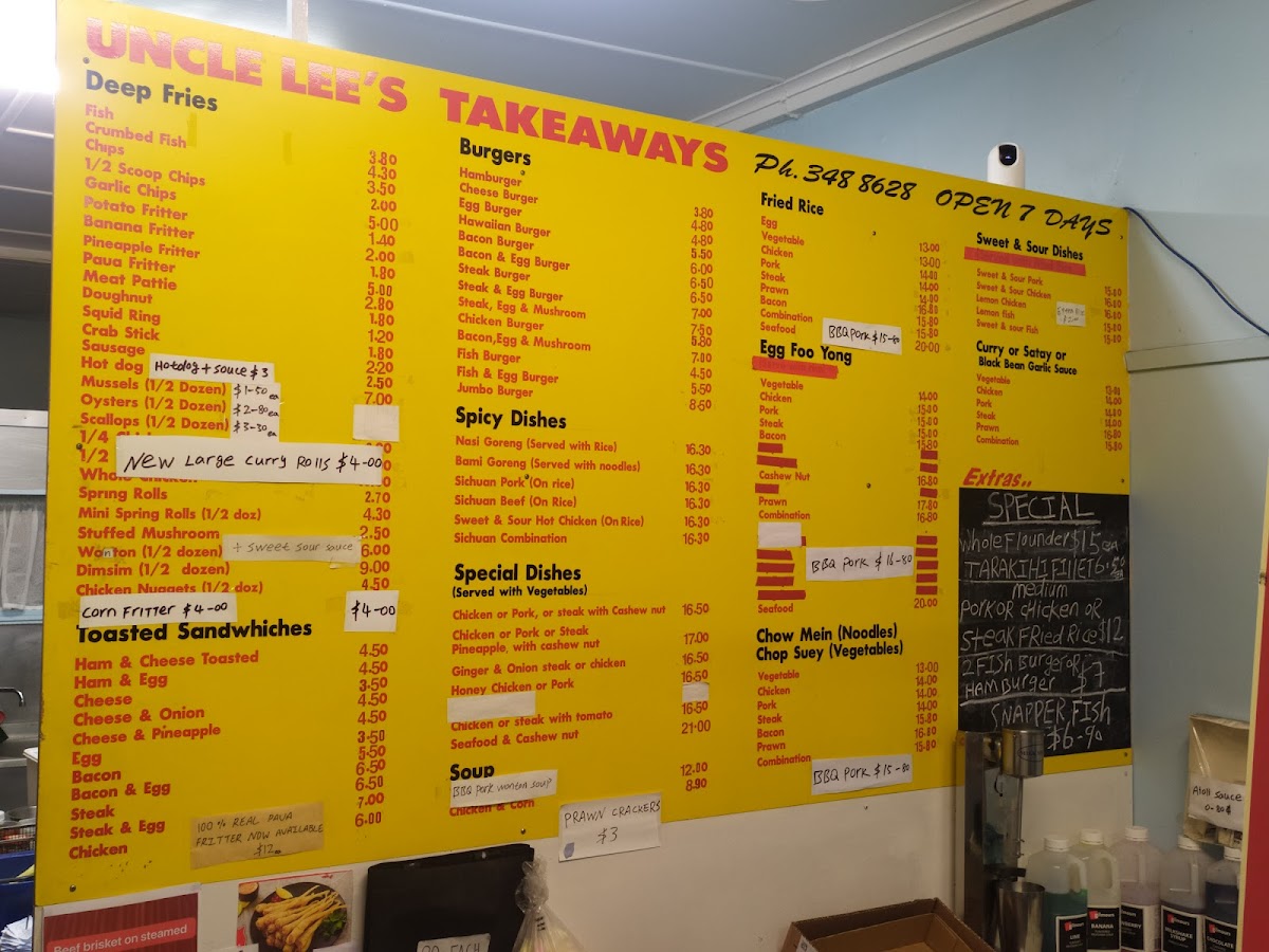 Menu Uncle Lee's Takeaway-7