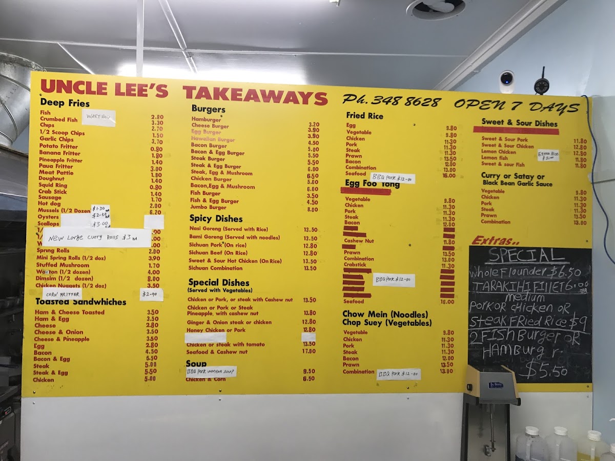 Menu Uncle Lee's Takeaway-8