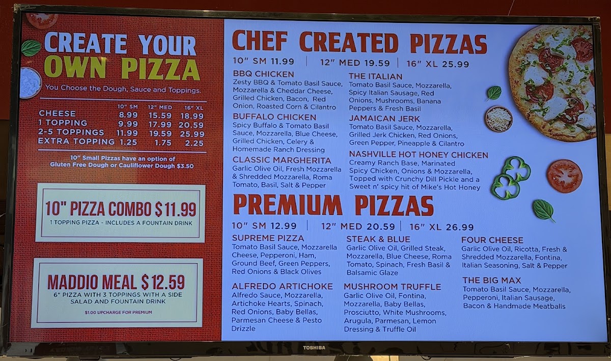 Menu Uncle Maddio's Pizza-2