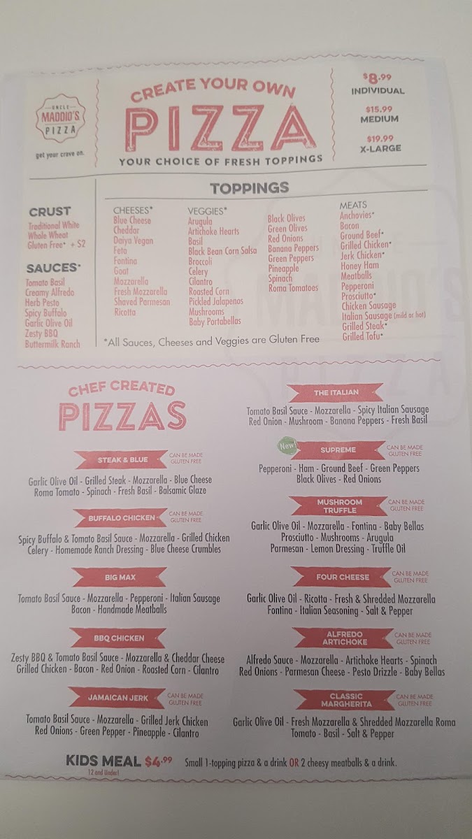 Menu Uncle Maddio's Pizza-6