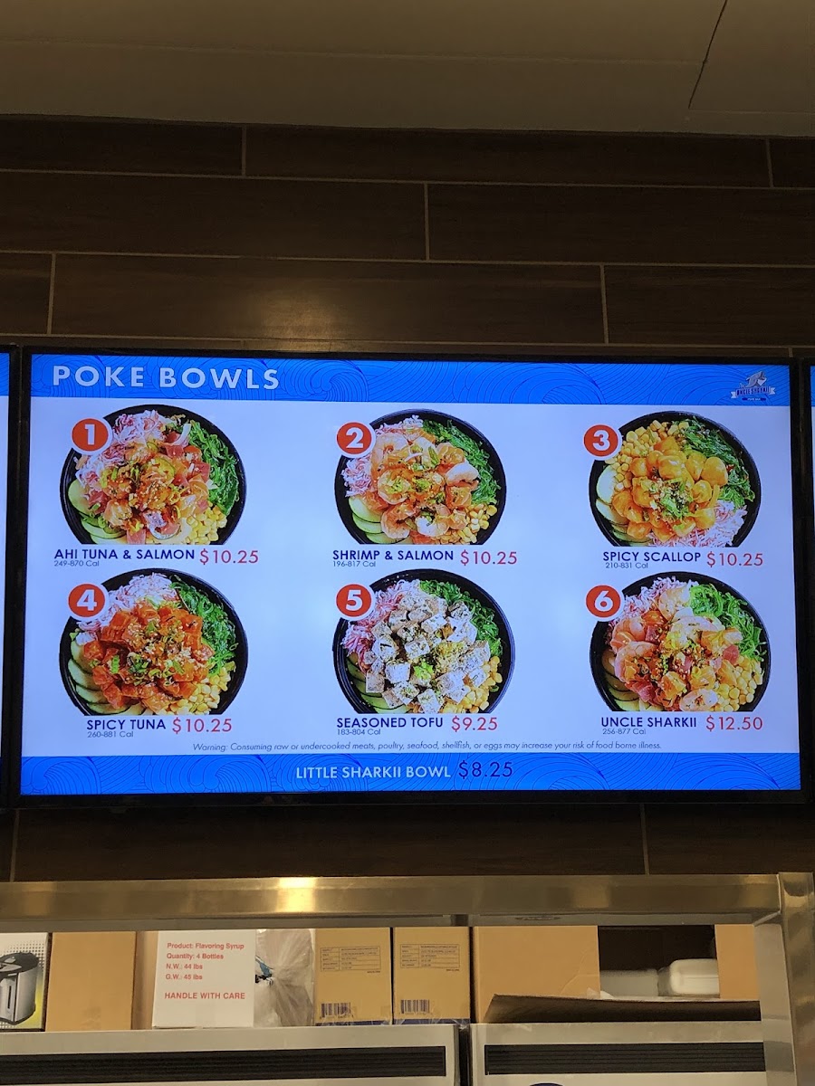 Menu Uncle Sharkii Poke Bar-1