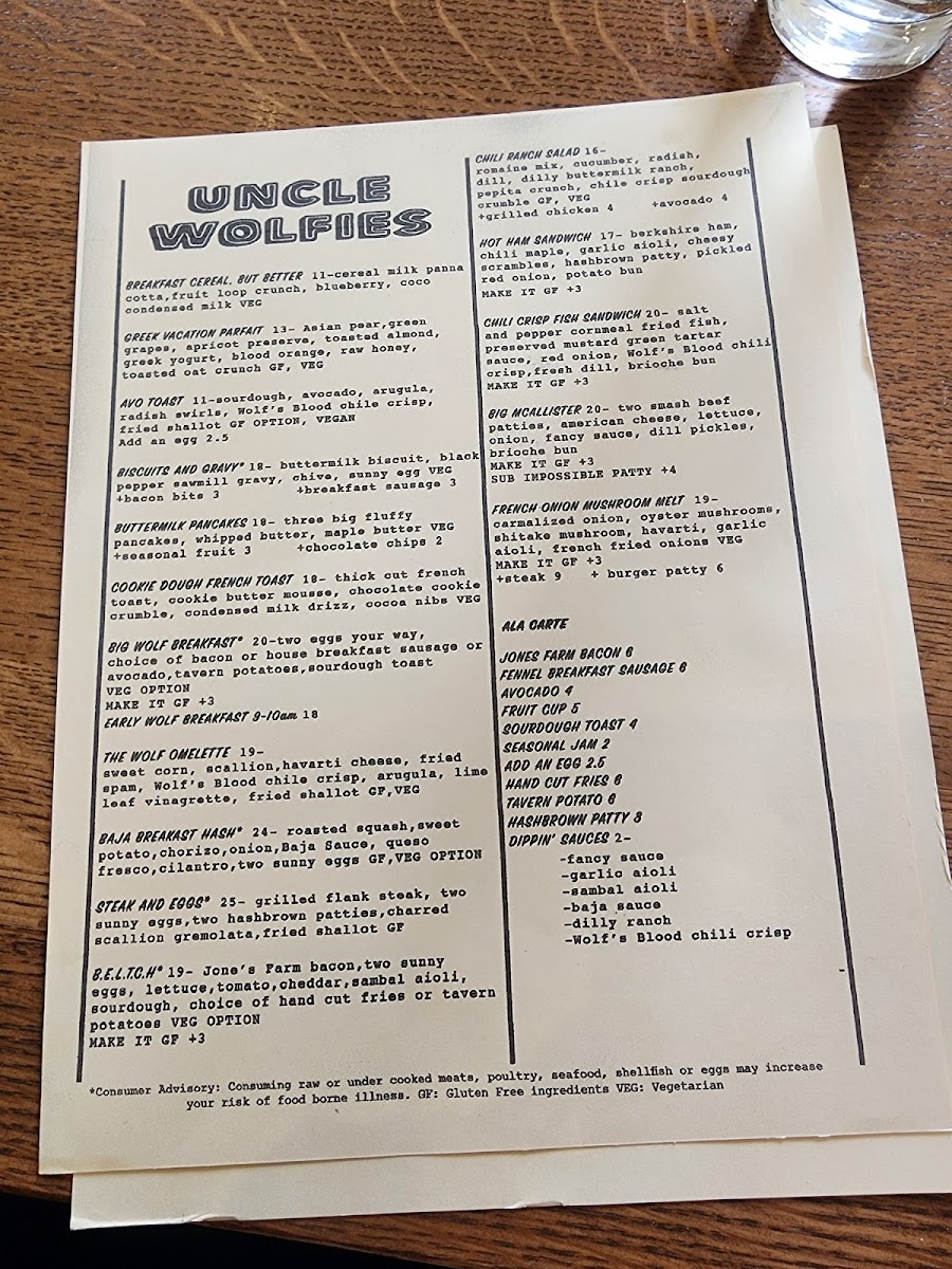 Menu Uncle Wolfie's Breakfast Tavern-3