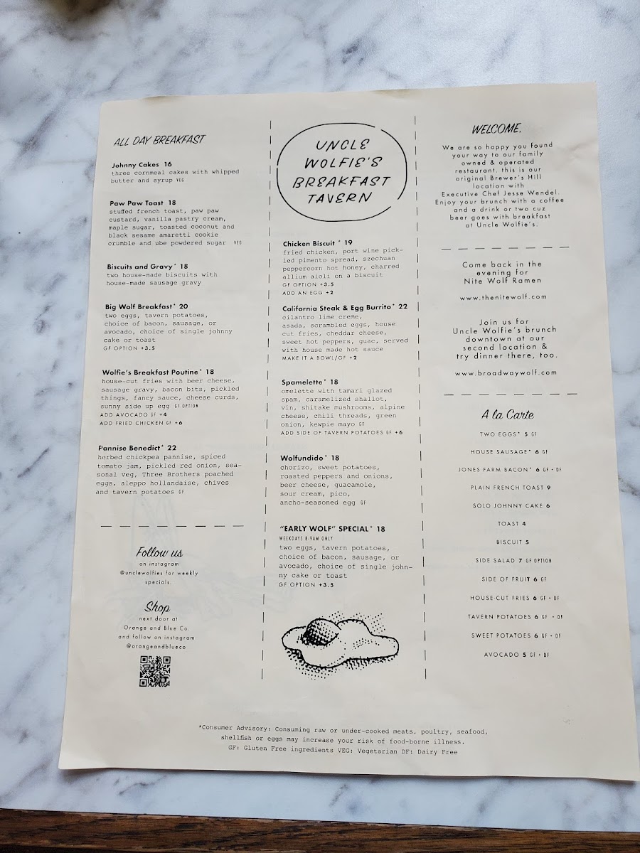 Menu Uncle Wolfie's Breakfast Tavern-5