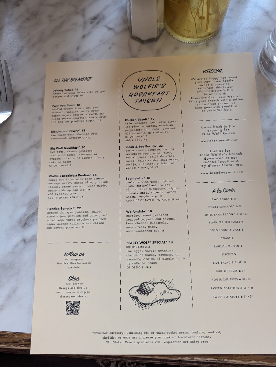 Menu Uncle Wolfie's Breakfast Tavern-9