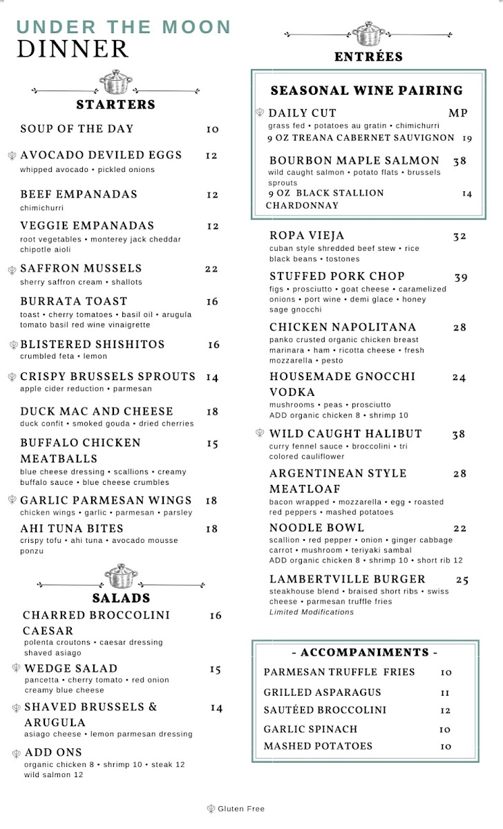 Menu Under The Moon Cafe-3