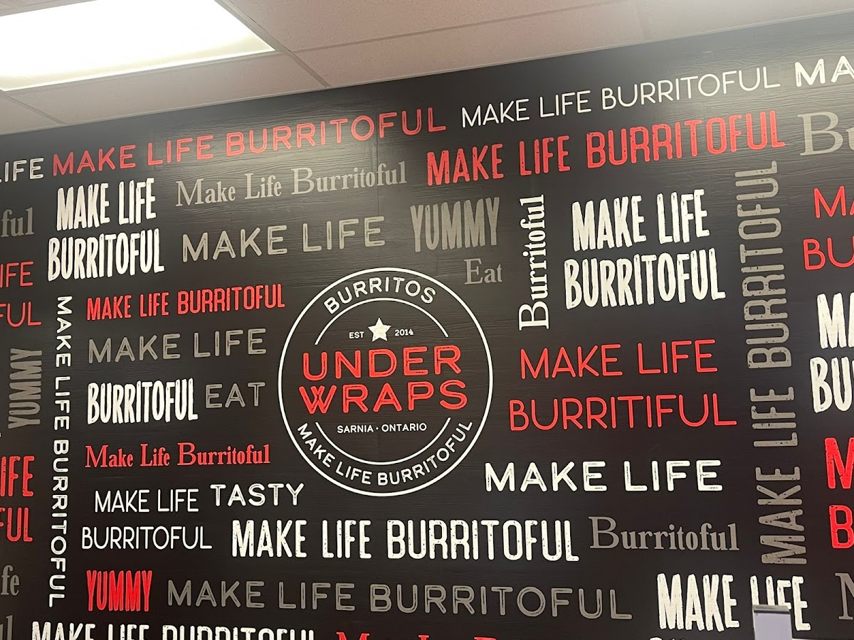 Menu Under Wraps Burritos-7