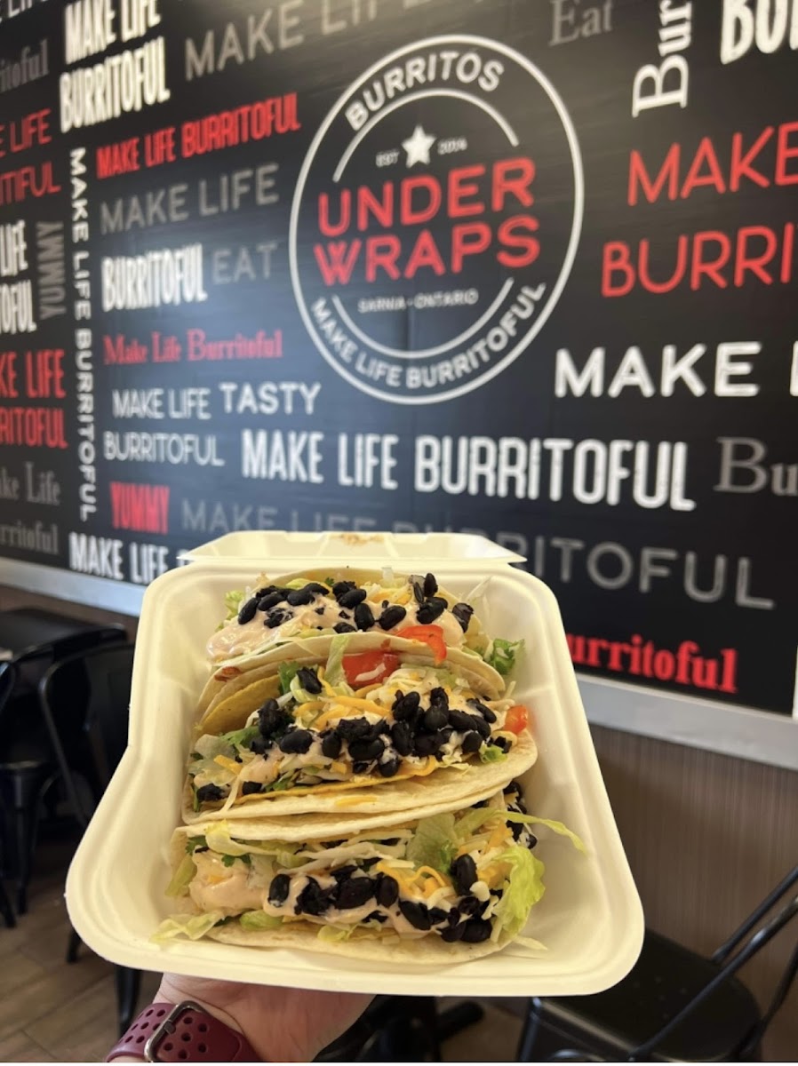 Menu Under Wraps Burritos-8