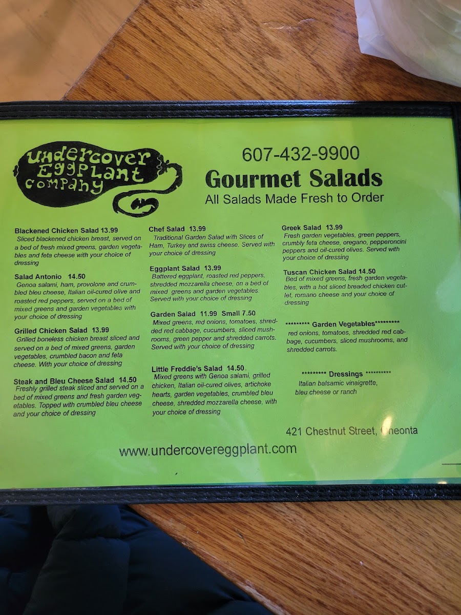 Menu Undercover Eggplant Co.-1