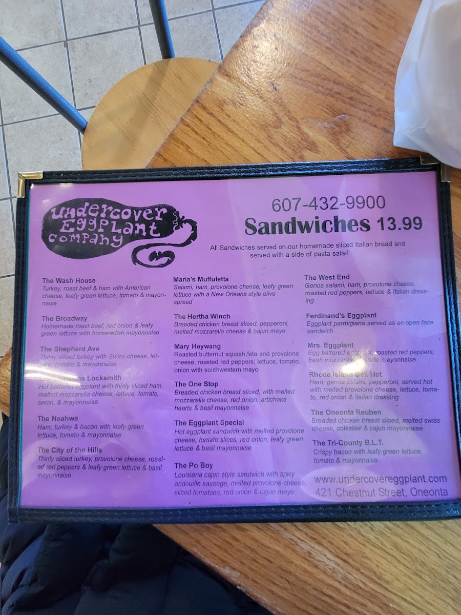 Menu Undercover Eggplant Co.-7