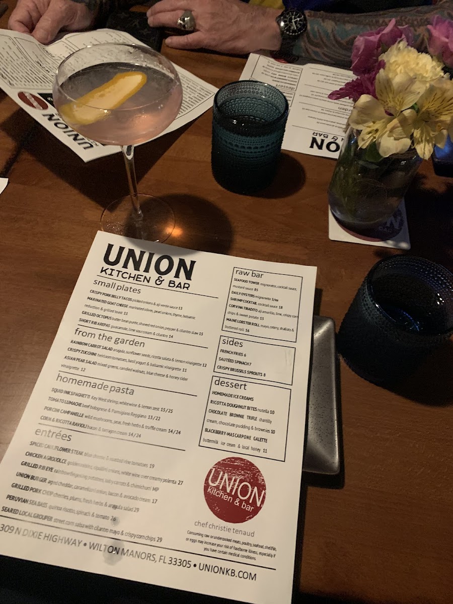 Menu Union Kitchen & Bar-10