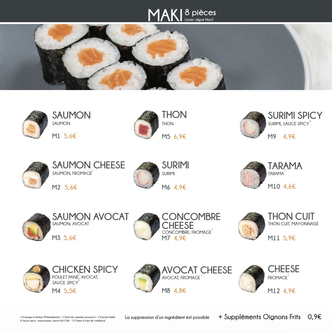 Menu Univers Sushi Hénin Beaumont-7