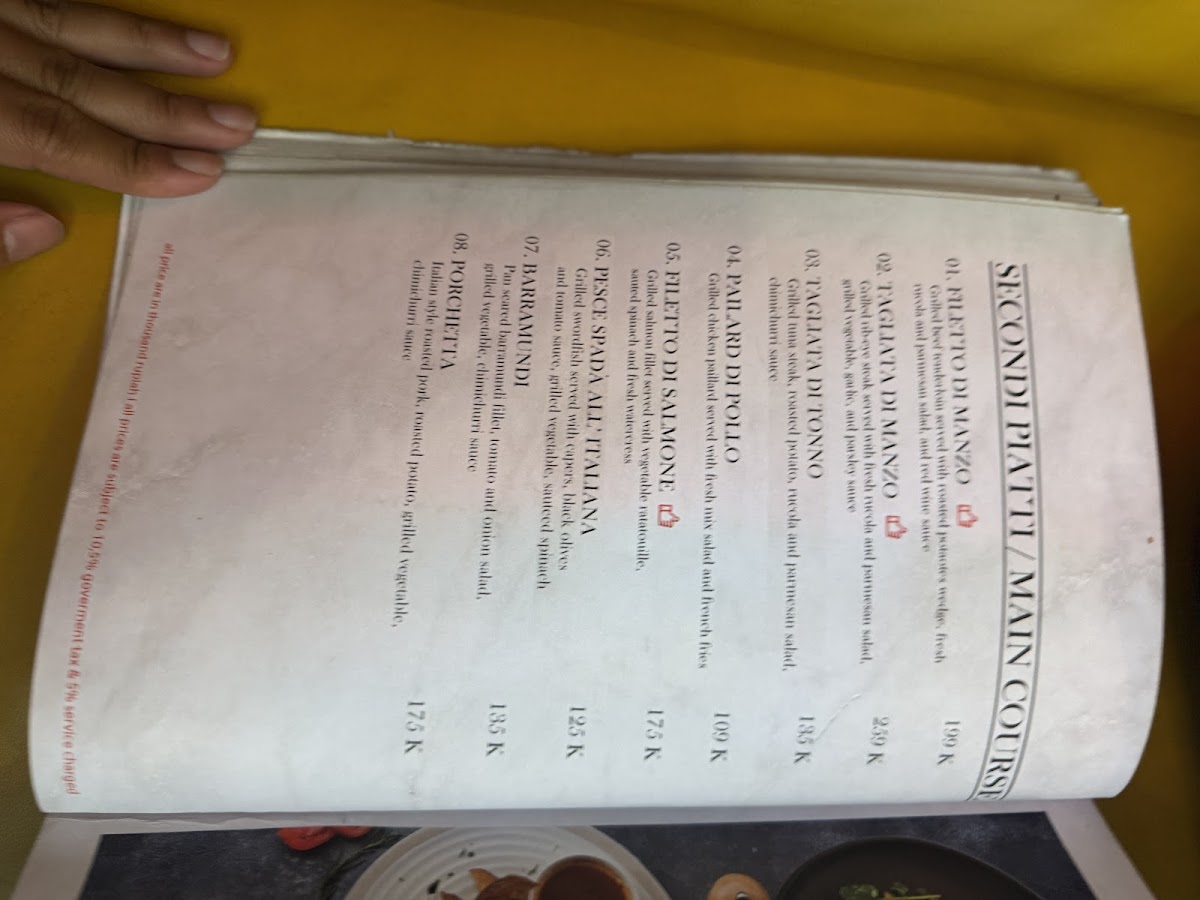 Menu Uno Ristorante Italiano-5