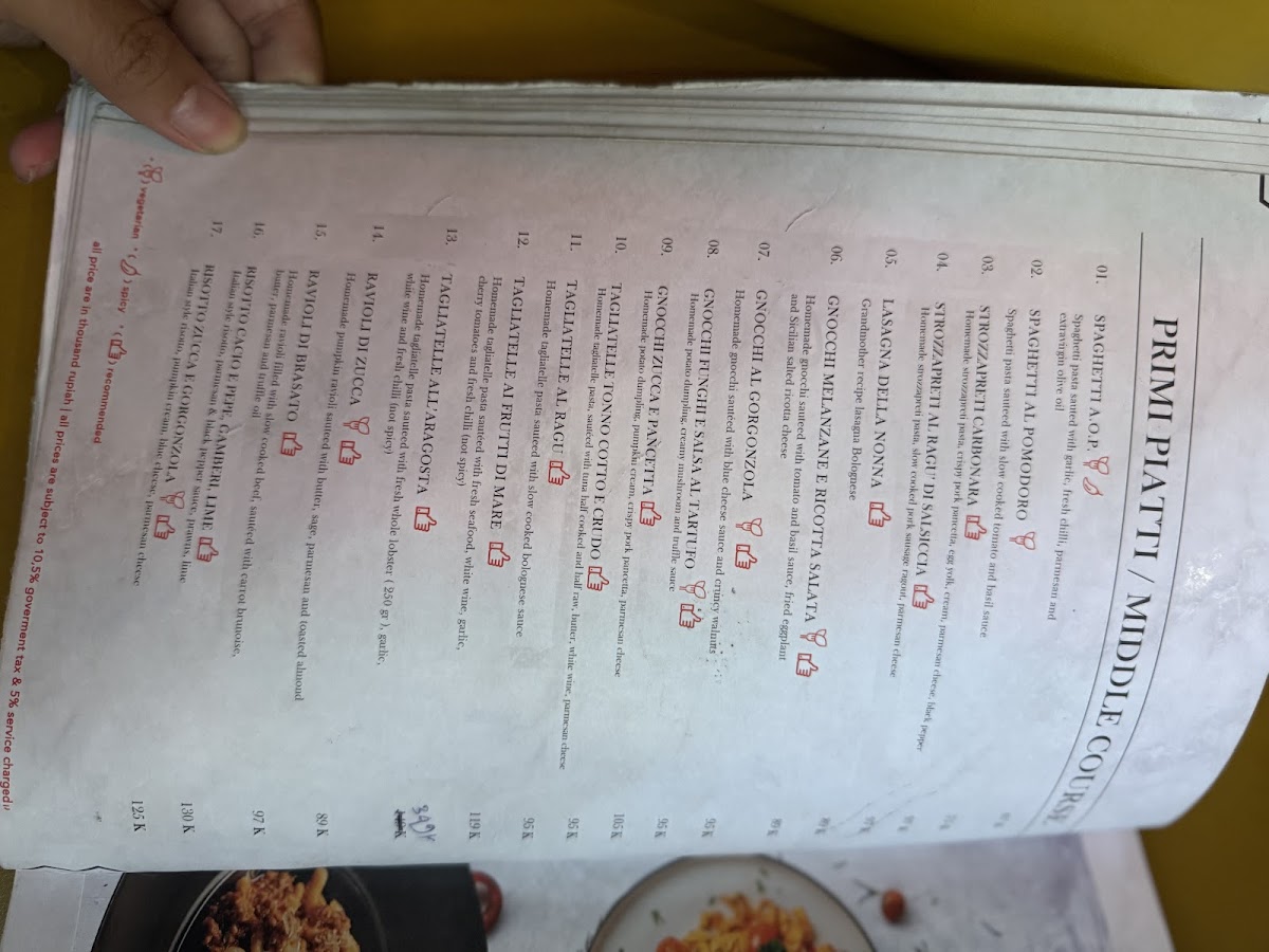 Menu Uno Ristorante Italiano-9