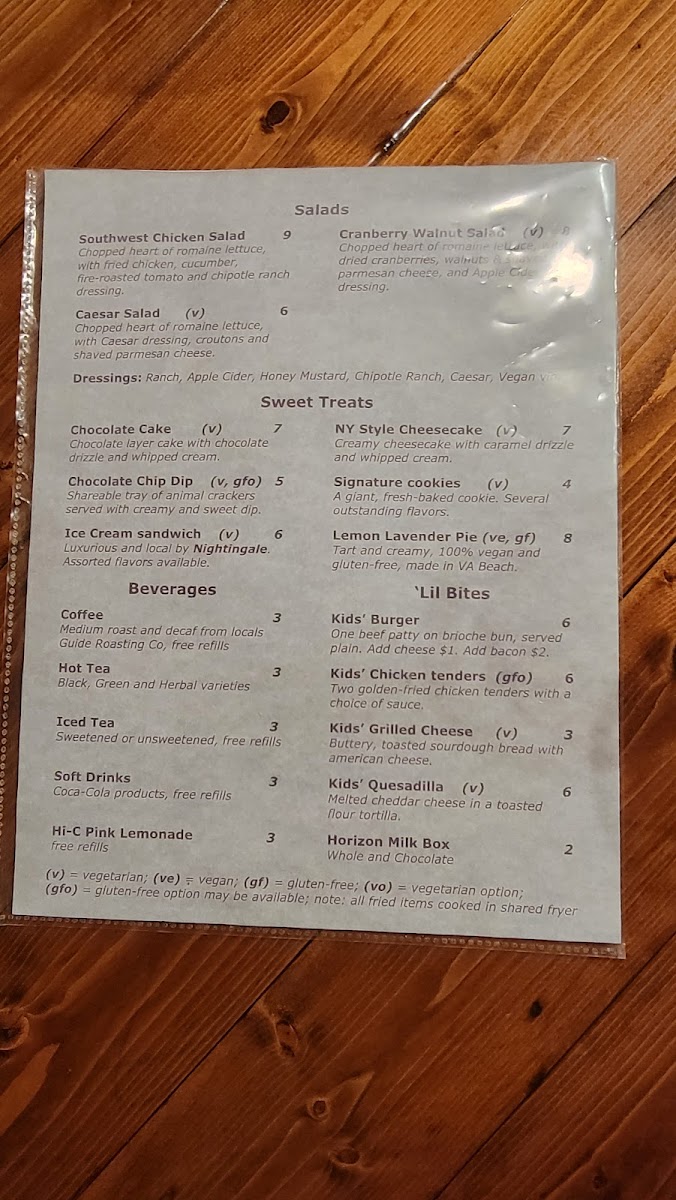 Menu Unplugged Games Cafe-5