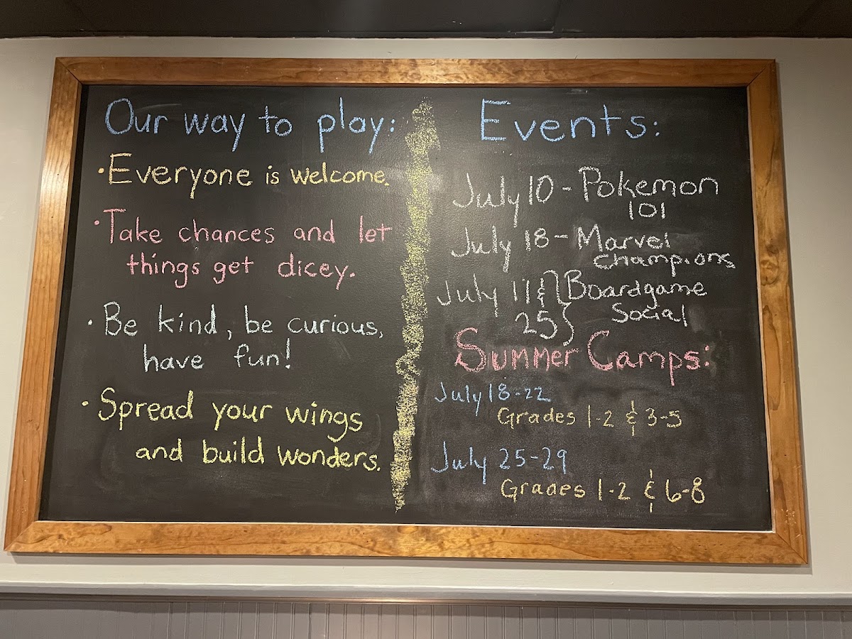 Menu Unplugged Games Cafe-8