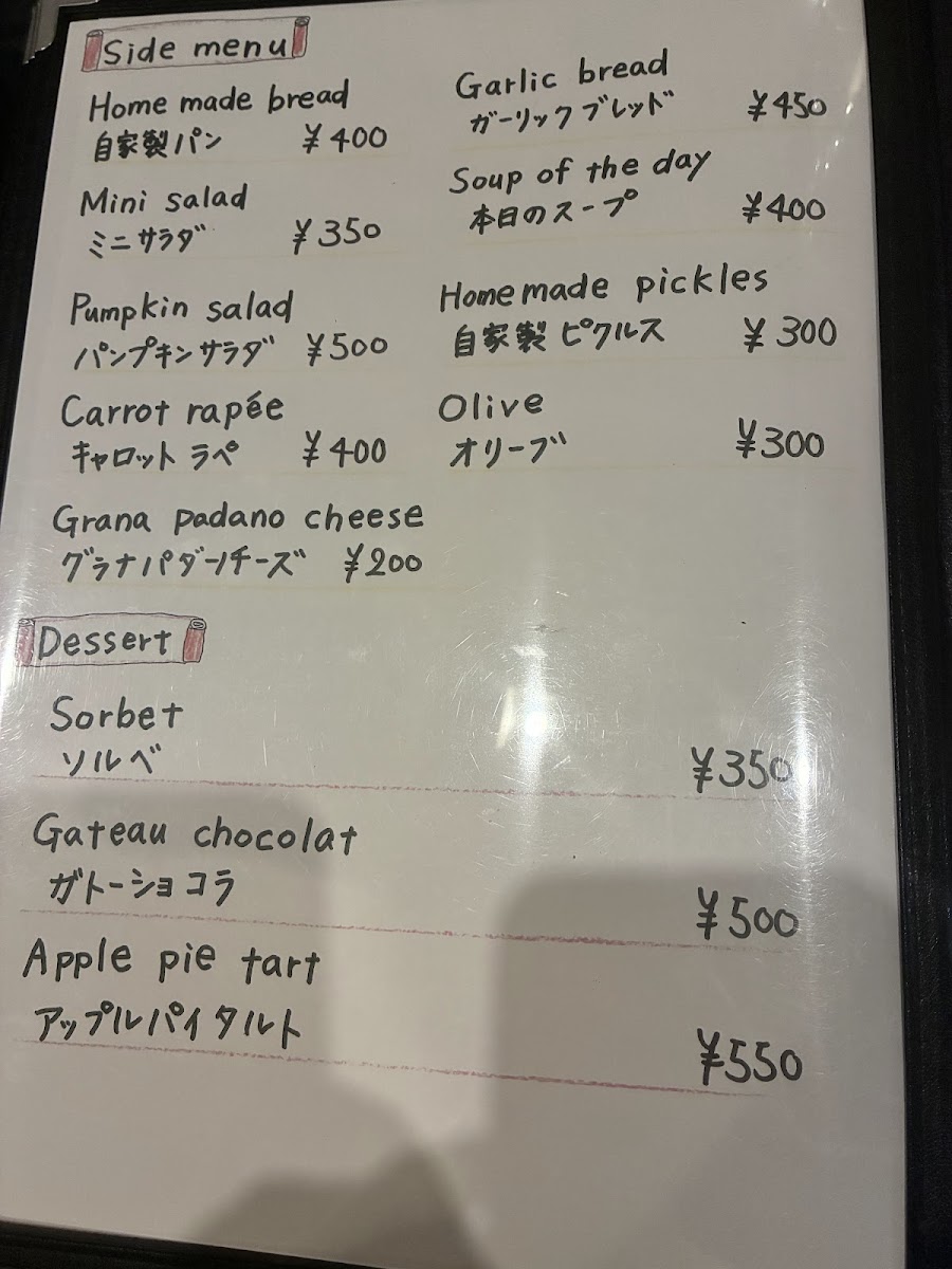 Menu Upuraya-2