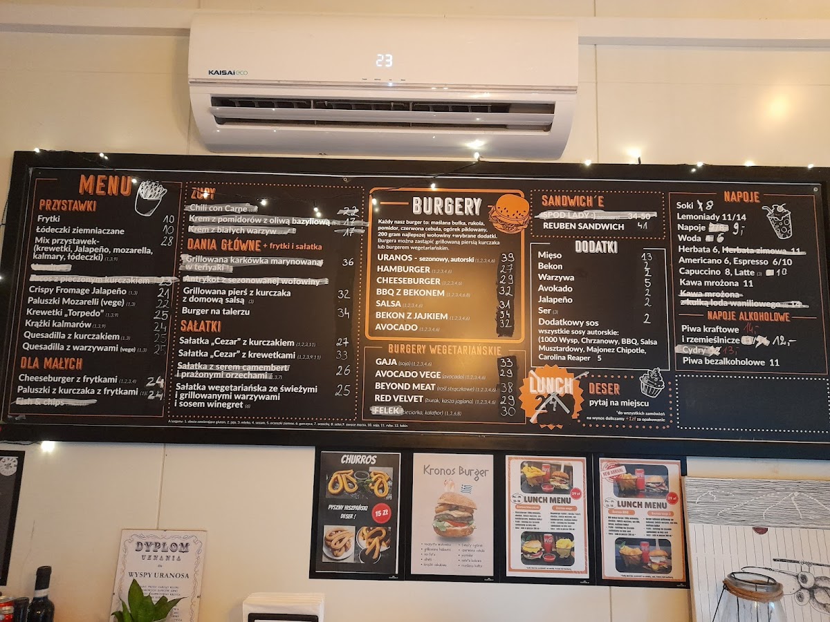 Menu Uranos Island Burgers & Pizza-9