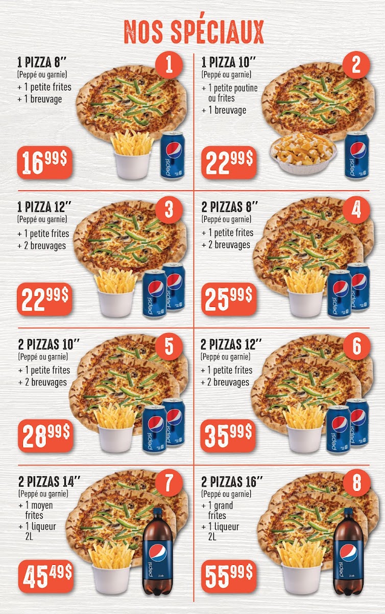 Menu Urbaine Pizza (2 Pour 1 Pizzas)-4