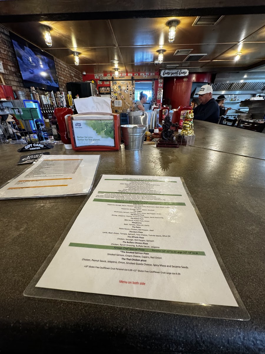 Menu Urban 360 Pizza, Grill And Tap House-10