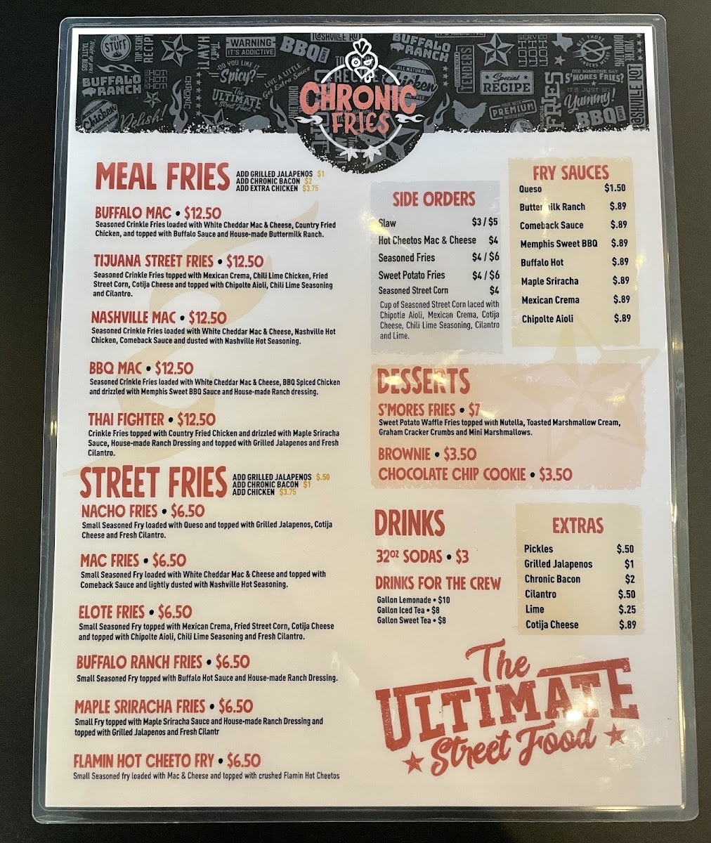Menu Urban Bird Hot Chicken-2