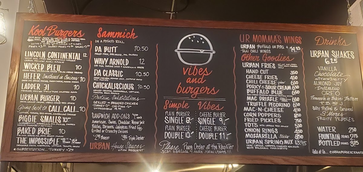 Menu Urban Burger-4