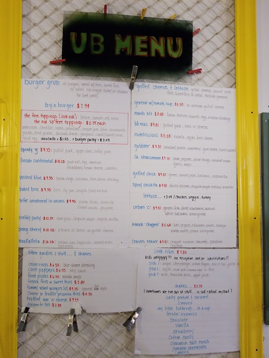 Menu Urban Burger-9