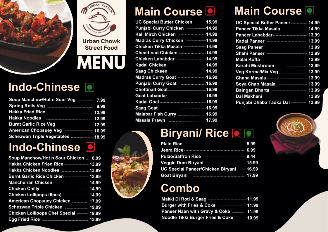 Menu Urban Chowk Street Food And Indian Cuisine-4