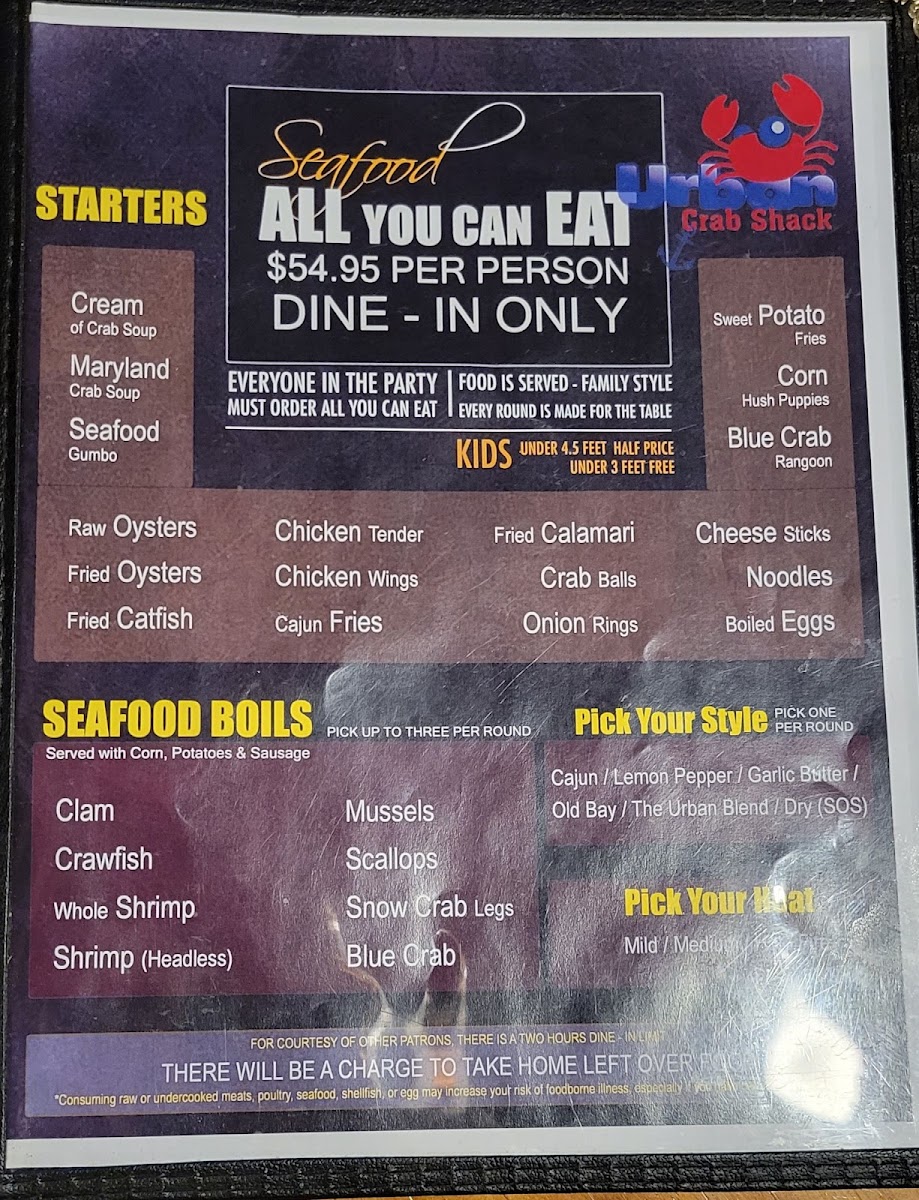 Menu Urban Crab Shack-10