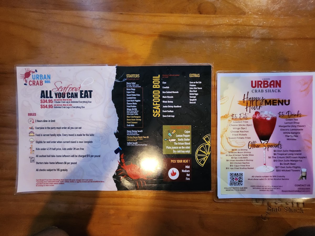 Menu Urban Crab Shack-5
