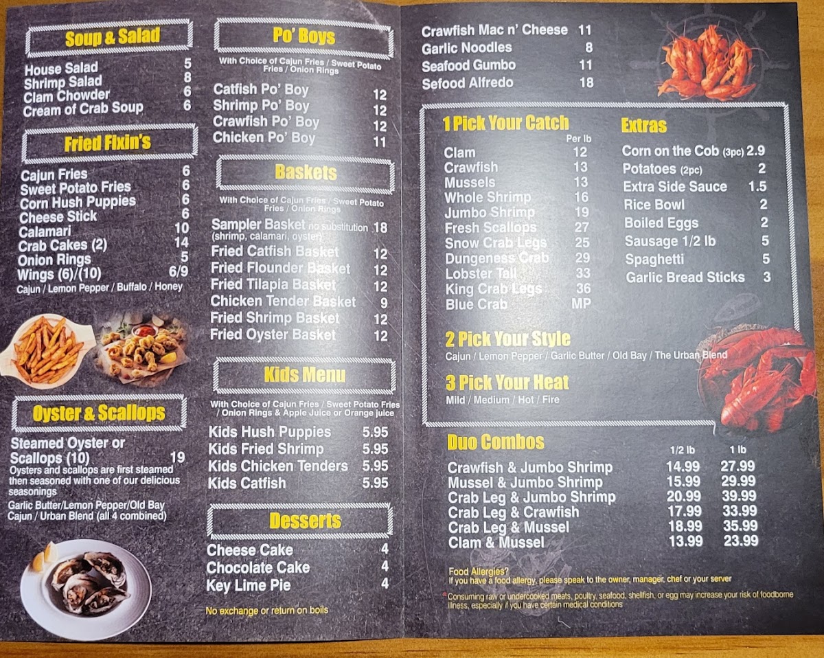 Menu Urban Crab Shack-8