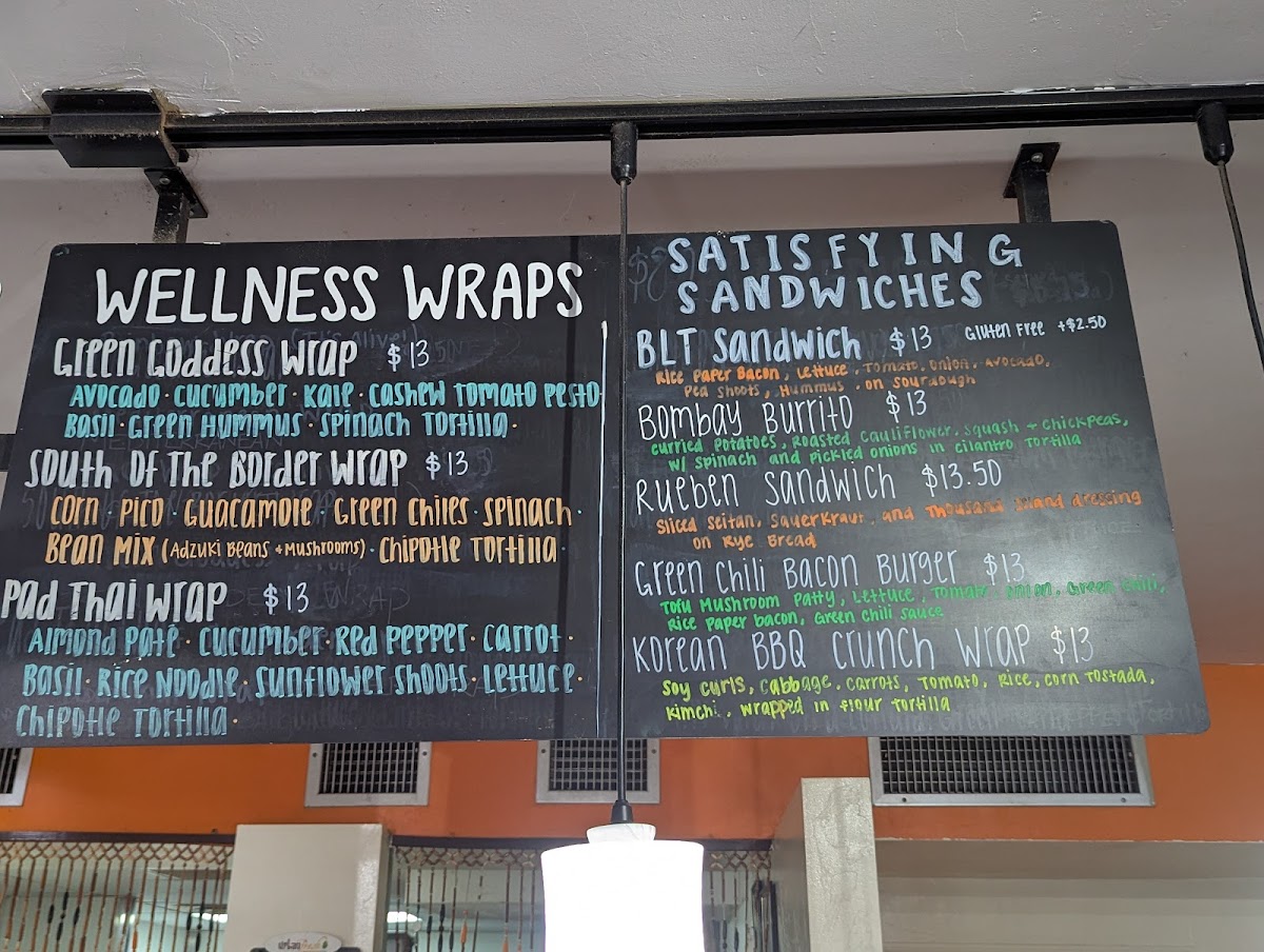 Menu Urban Fresh-1