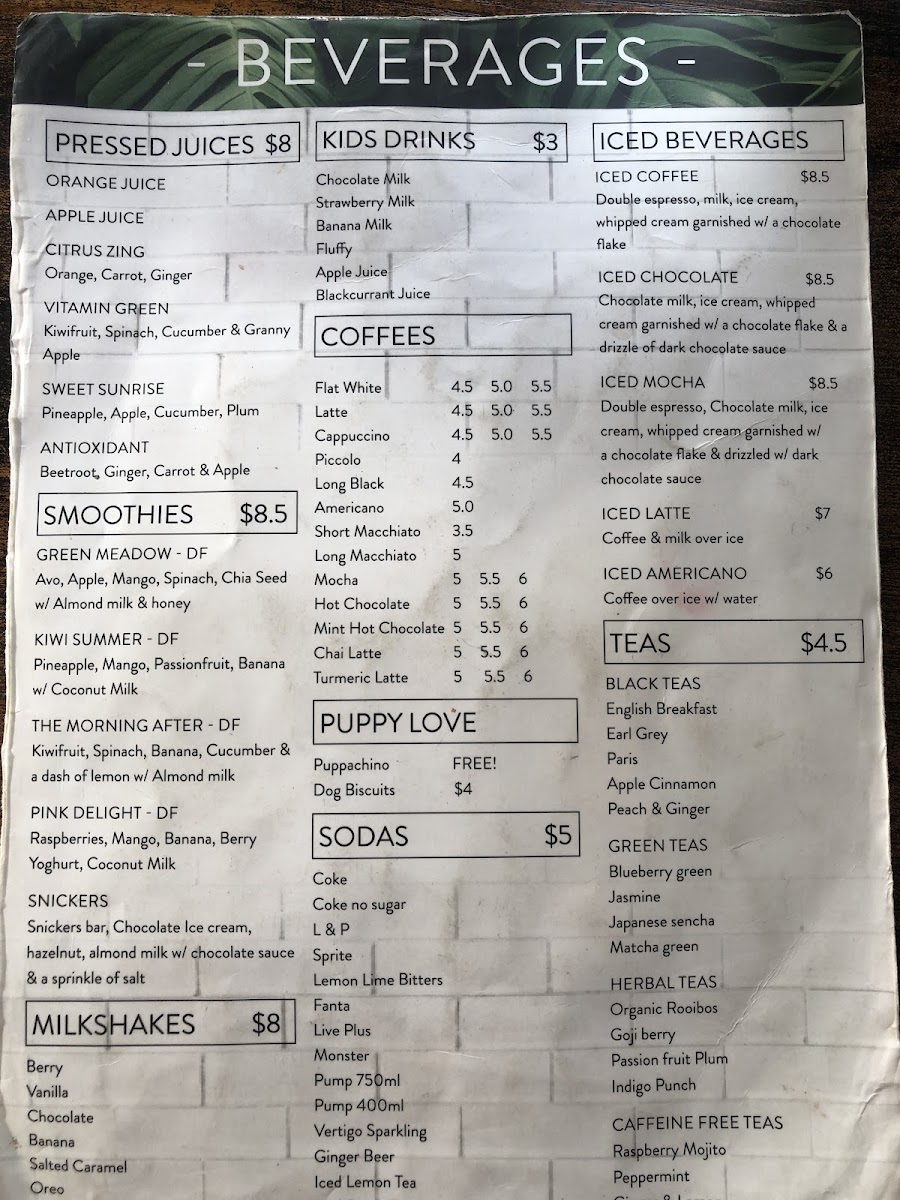 Menu Urban In East-4