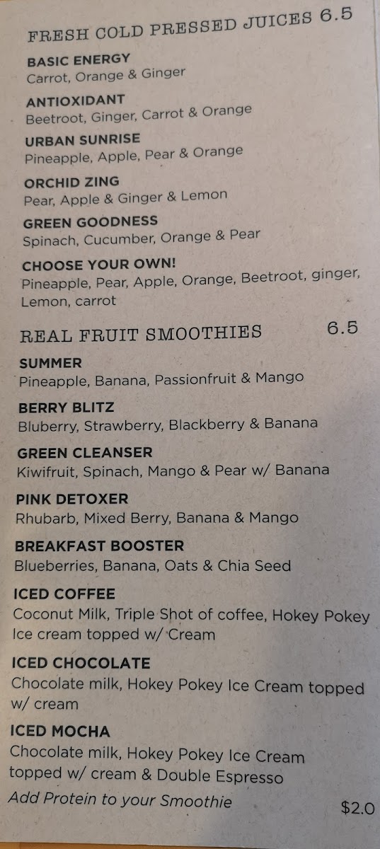 Menu Urban In East-8