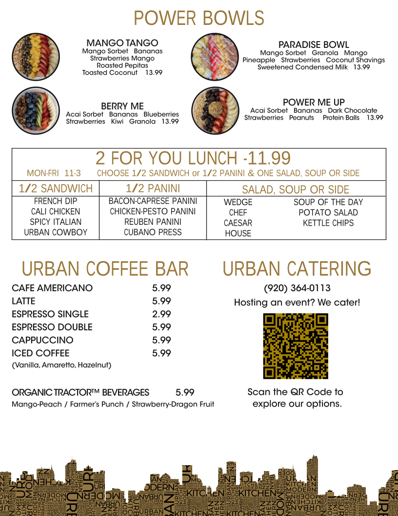 Menu Urban Modern Kitchen-3