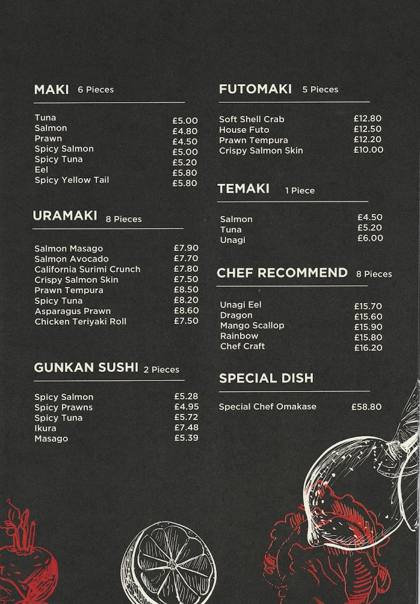 Menu Ureshi Sushi Master-5