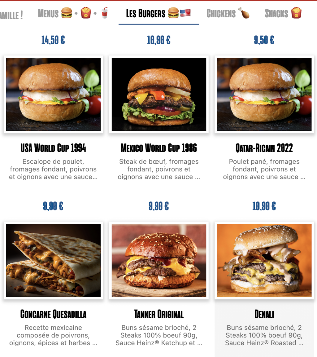 Menu U's Canteen - Mérignac-2