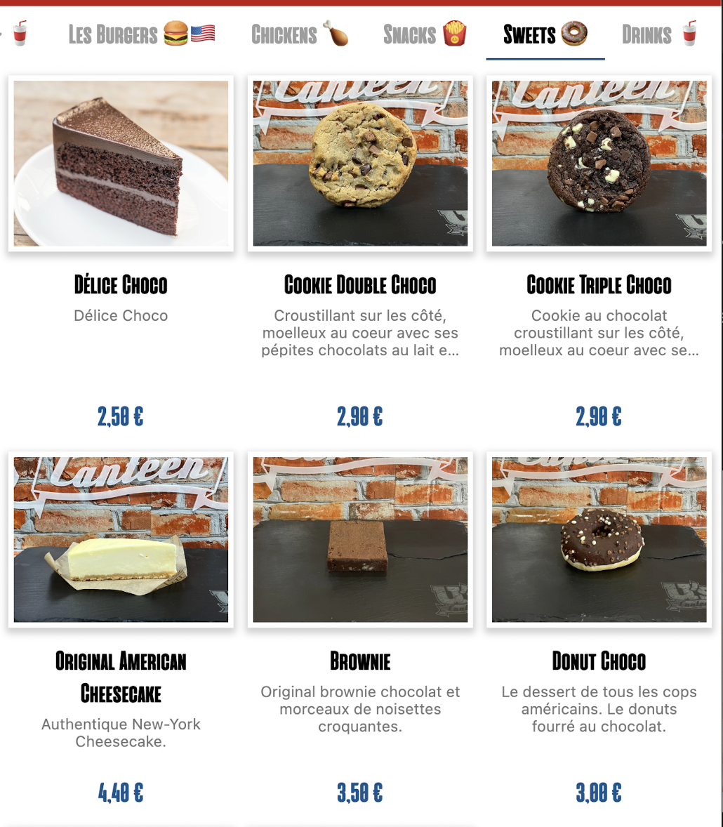 Menu U's Canteen - Mérignac-5