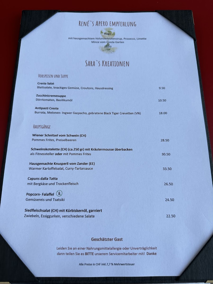 Menu Ustria Cresta-2
