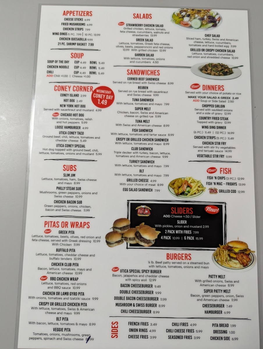 Menu Utica Coney Island-7