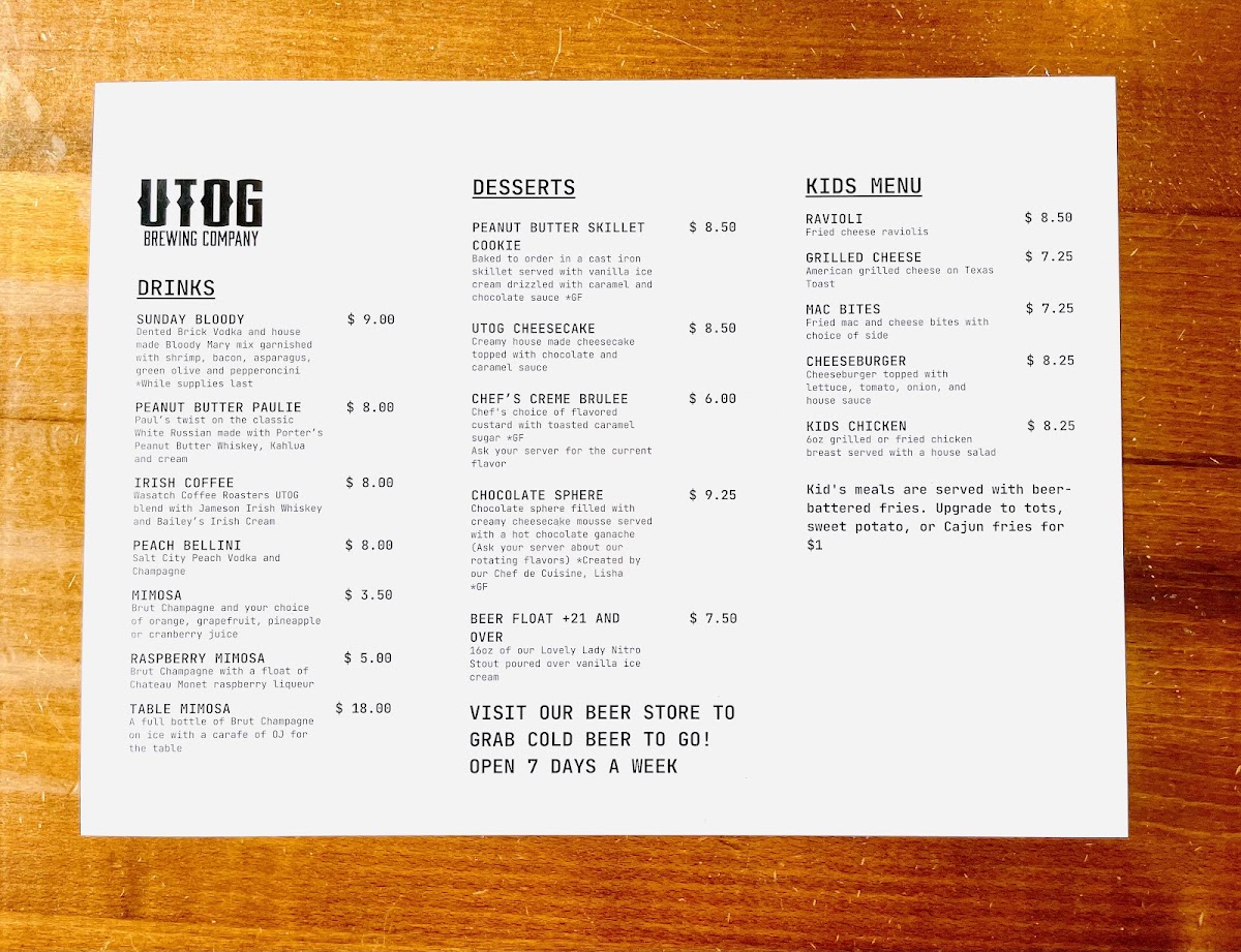 Menu Utog Brewery-2