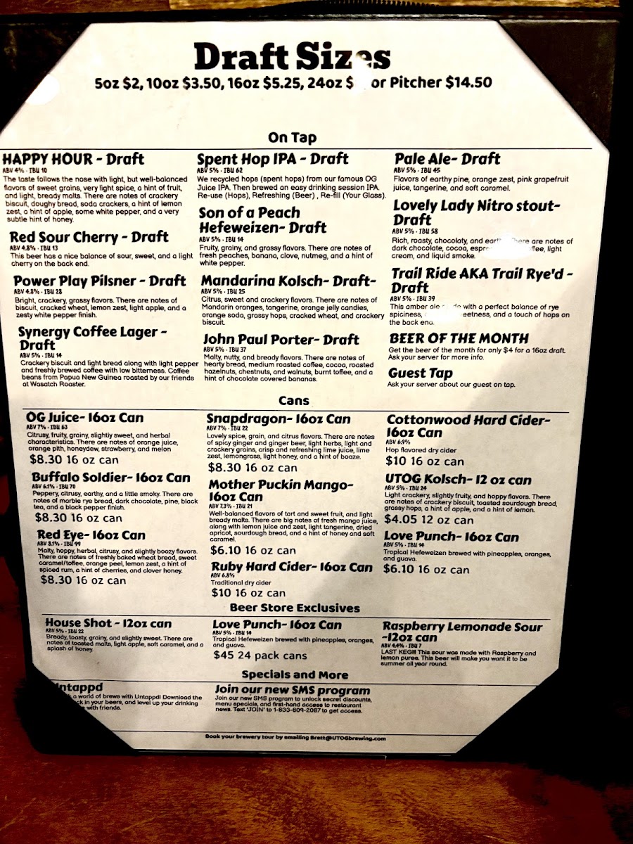 Menu Utog Brewery-7