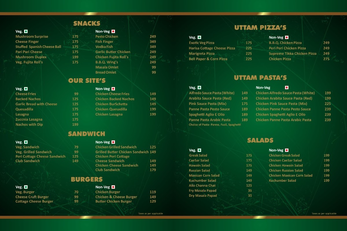 Menu Uttam's Buffet And Restaurant-4
