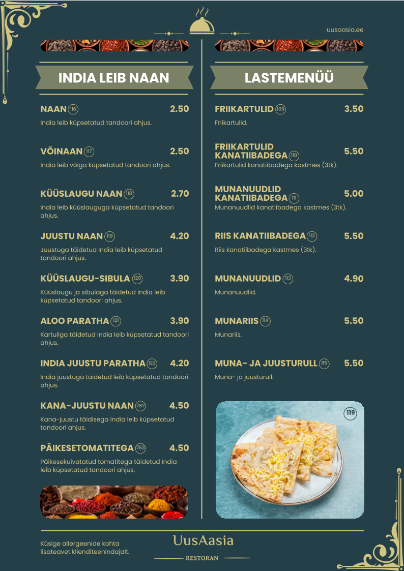Menu Uusaasia Pirita-4
