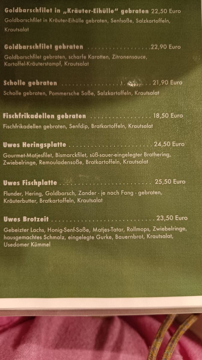 Menu Uwe’S Fischerhütte-1