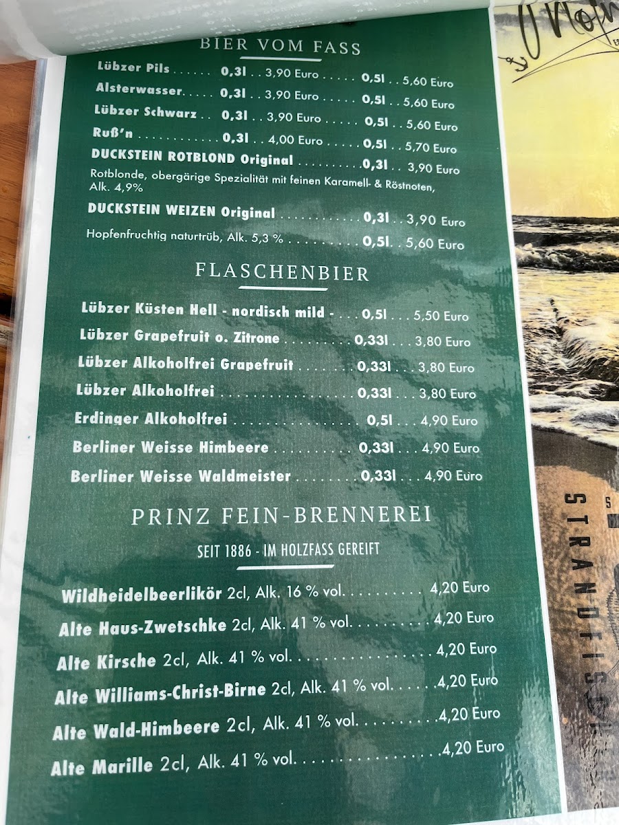 Menu Uwe’S Fischerhütte-8